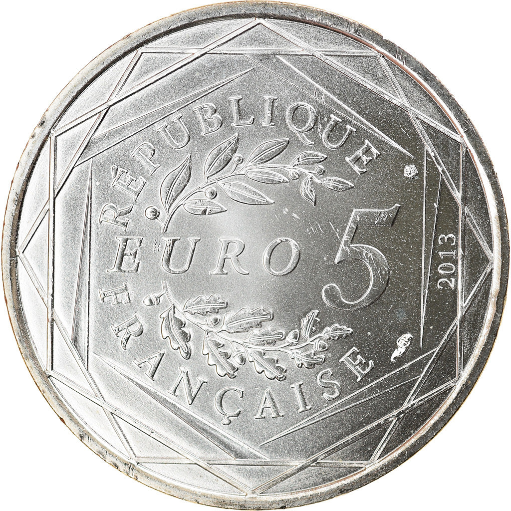 Francia, 5 Euro, Egalité, 2013, SPL, Argento, Gadoury:EU646