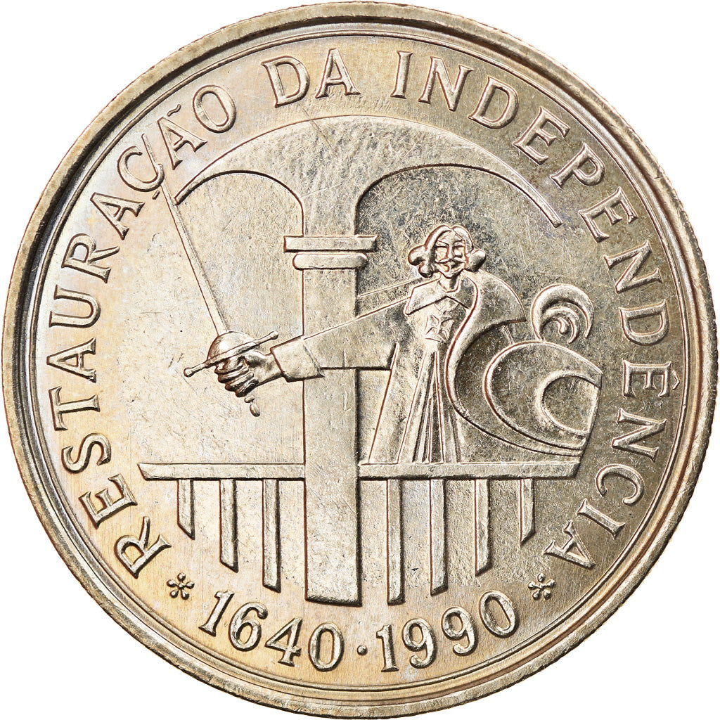 Münze, Portugal, 100 Escudos, 1990, UNZ, Copper-nickel, KM:651
