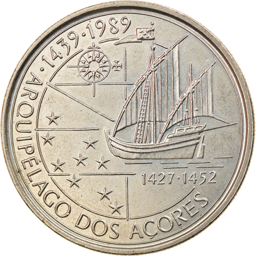 Münze, Portugal, 100 Escudos, 1989, SS+, Copper-nickel, KM:648