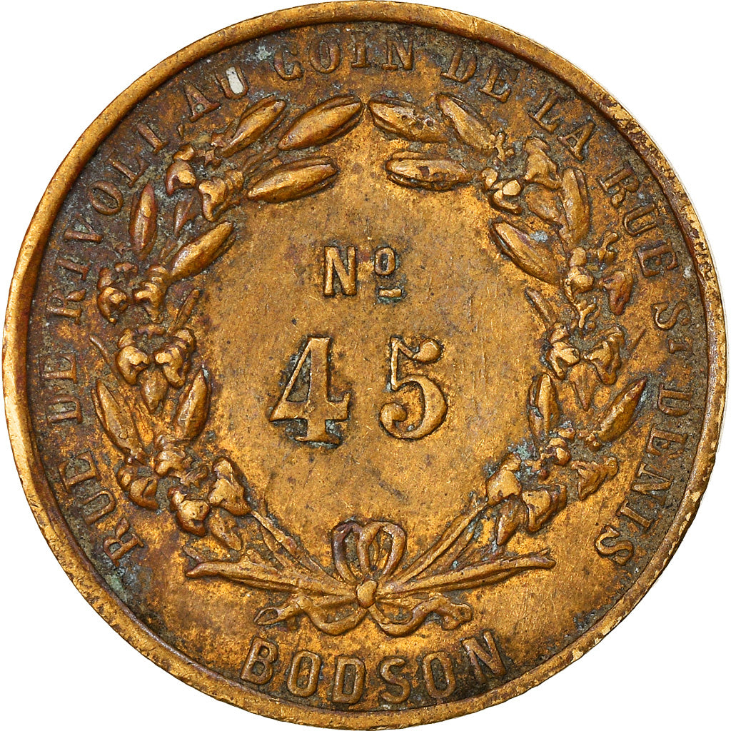 France, Jeton, A la Redingote Grise, Manufacture d'Habillement, Paris, TTB