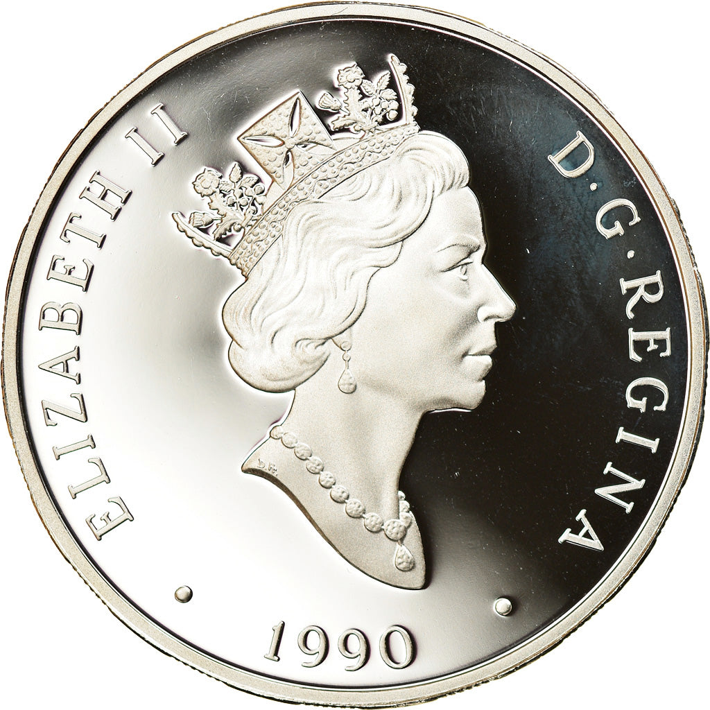 Canada, Elizabeth II, 20 Dollars, J.E. Fauquier, 1990, Ottawa, FS, Argento e