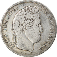 Monnaie, France, Louis-Philippe, 5 Francs, 1832, Strasbourg, TB+, Argent