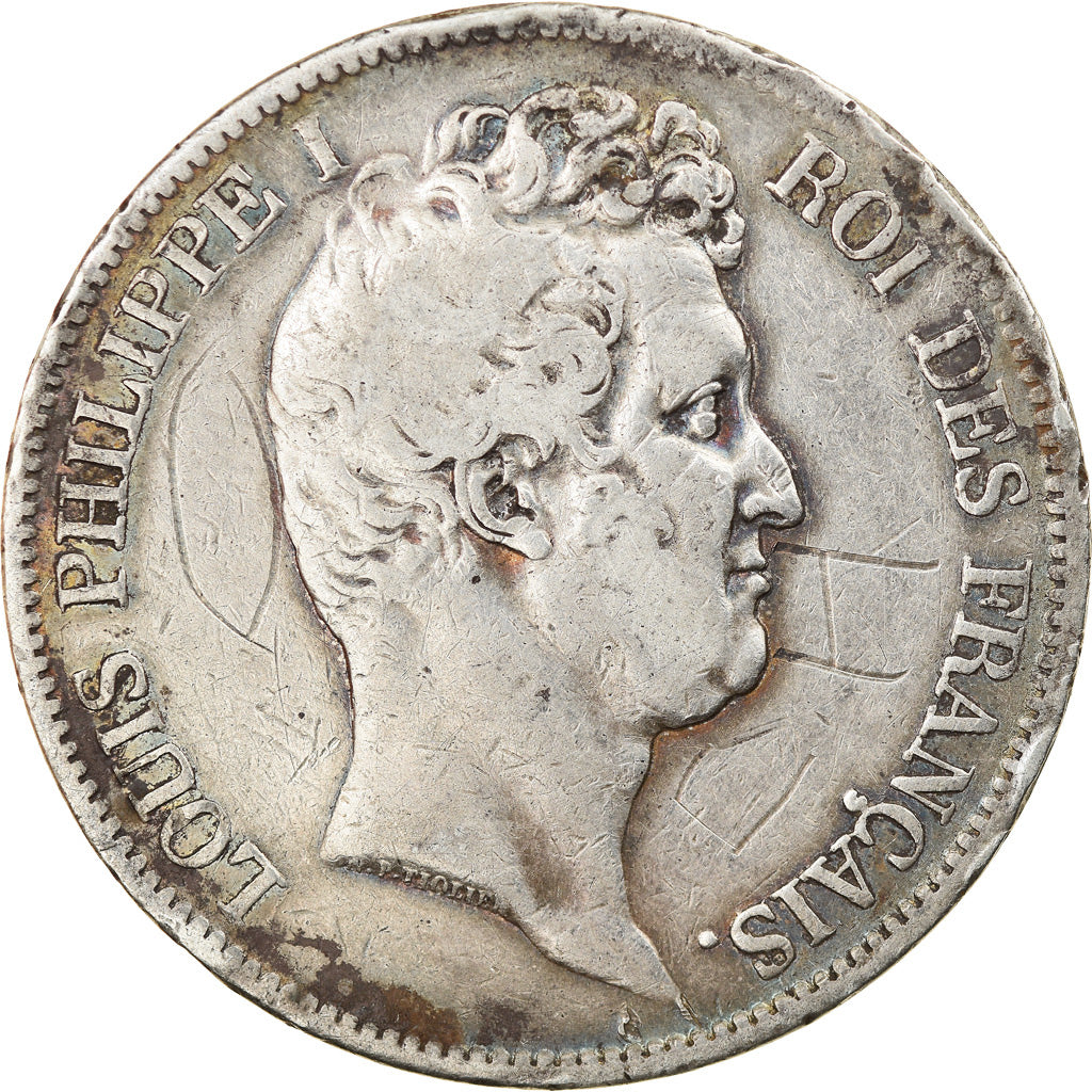 Moneta, Francja, Louis-Philippe, 5 Francs, 1831, Paris, VF(30-35), Srebro
