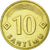 Monnaie, Latvia, 10 Santimu, 1992, TTB+, Nickel-brass, KM:17
