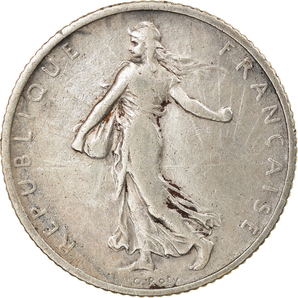 Münze, Frankreich, Semeuse, Franc, 1904, Paris, S+, Silber, KM:844.1