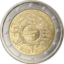 Greece, 2 Euro, 10 years euro, 2012, AU(55-58), Bi-Metallic, KM:245