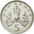Münze, Großbritannien, Elizabeth II, 5 New Pence, 1975, SS+, Copper-nickel