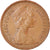 Coin, Great Britain, Elizabeth II, 2 New Pence, 1981, EF(40-45), Bronze, KM:916