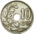 Moneda, Bélgica, 10 Centimes, 1926, MBC+, Cobre - níquel, KM:86