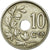 Moneda, Bélgica, 10 Centimes, 1928, MBC+, Cobre - níquel, KM:86