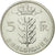 Coin, Belgium, 5 Francs, 5 Frank, 1975, AU(50-53), Copper-nickel, KM:134.1