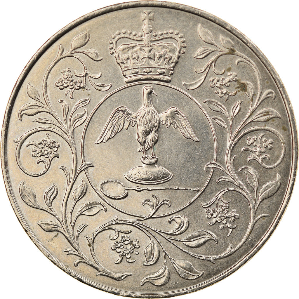 Münze, Großbritannien, Elizabeth II, 25 New Pence, 1977, SS+, Copper-nickel