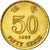 Coin, Hong Kong, Elizabeth II, 50 Cents, 1997, EF(40-45), Brass plated steel