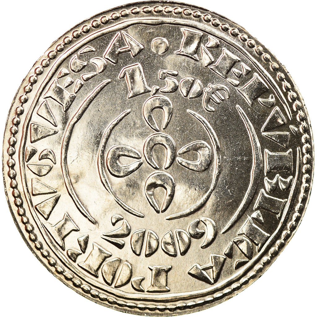 Portugal, 1-1/2 Euro, SPL, Copper-nickel, KM:789