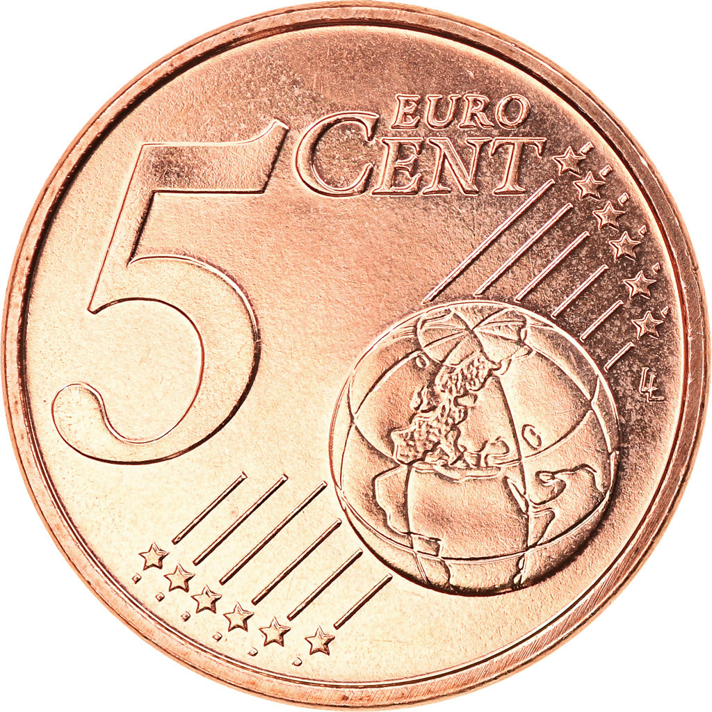 Paesi Bassi, 5 Euro Cent, 2018, SPL, Acciaio placcato rame, KM:New