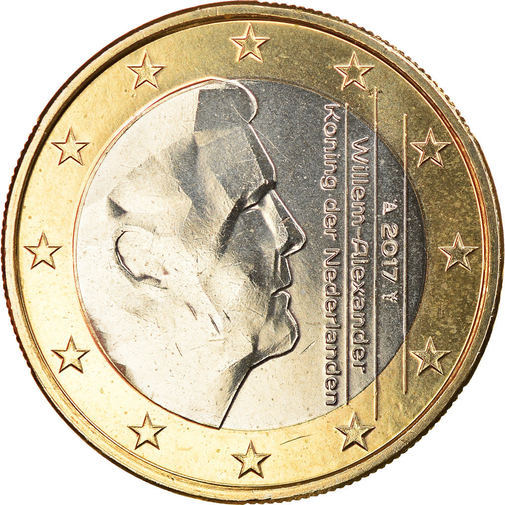 Netherlands, Euro, 2017, MS(63), Bi-Metallic, KM:New