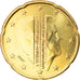 Paesi Bassi, 20 Euro Cent, 2017, SPL, Ottone, KM:New