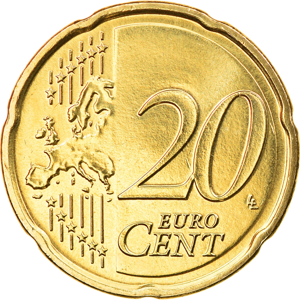 Paesi Bassi, 20 Euro Cent, 2017, SPL, Ottone, KM:New