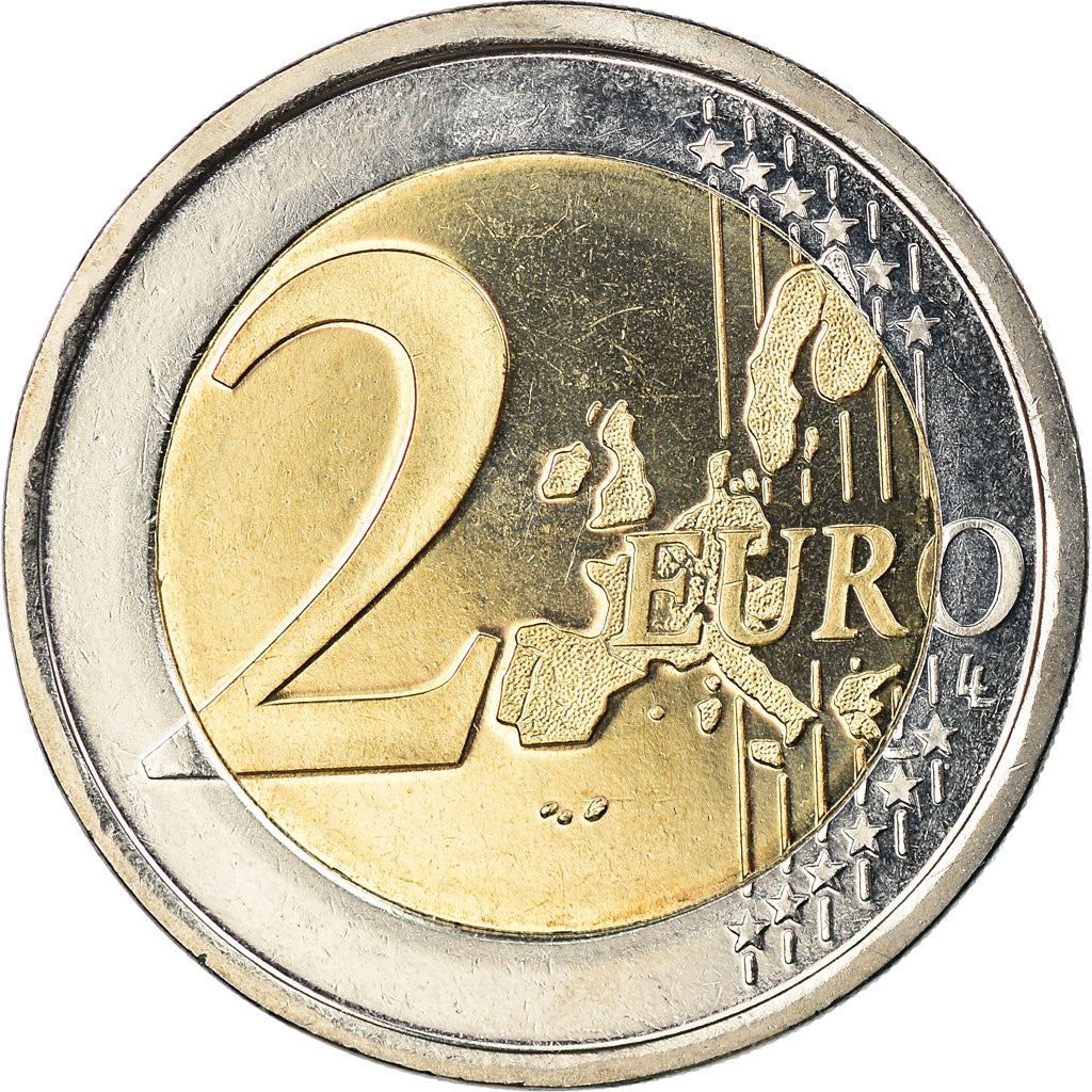 Finlândia, 2 Euro, 2001, Vantaa, MS(63), Bimetálico, KM:105