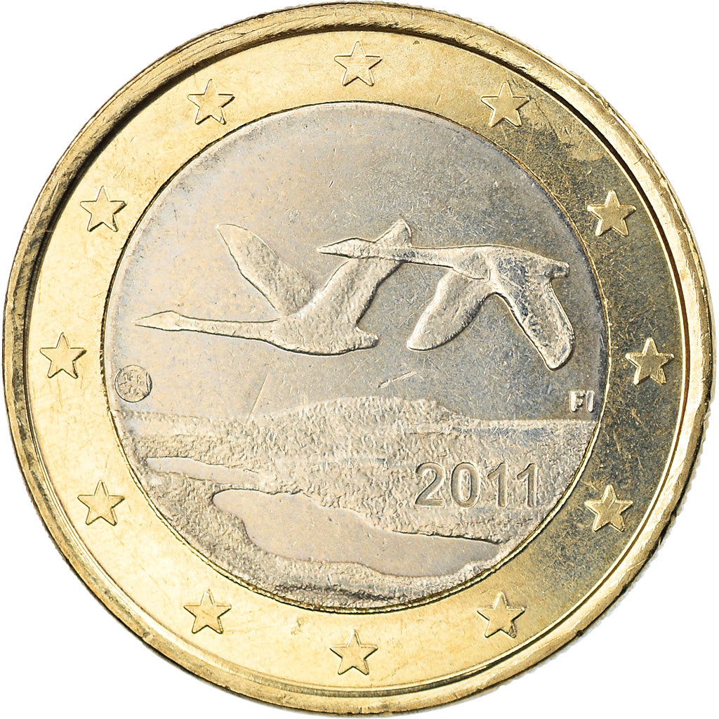 Finland, Euro, 2011, Vantaa, AU(55-58), Bi-Metallic, KM:129