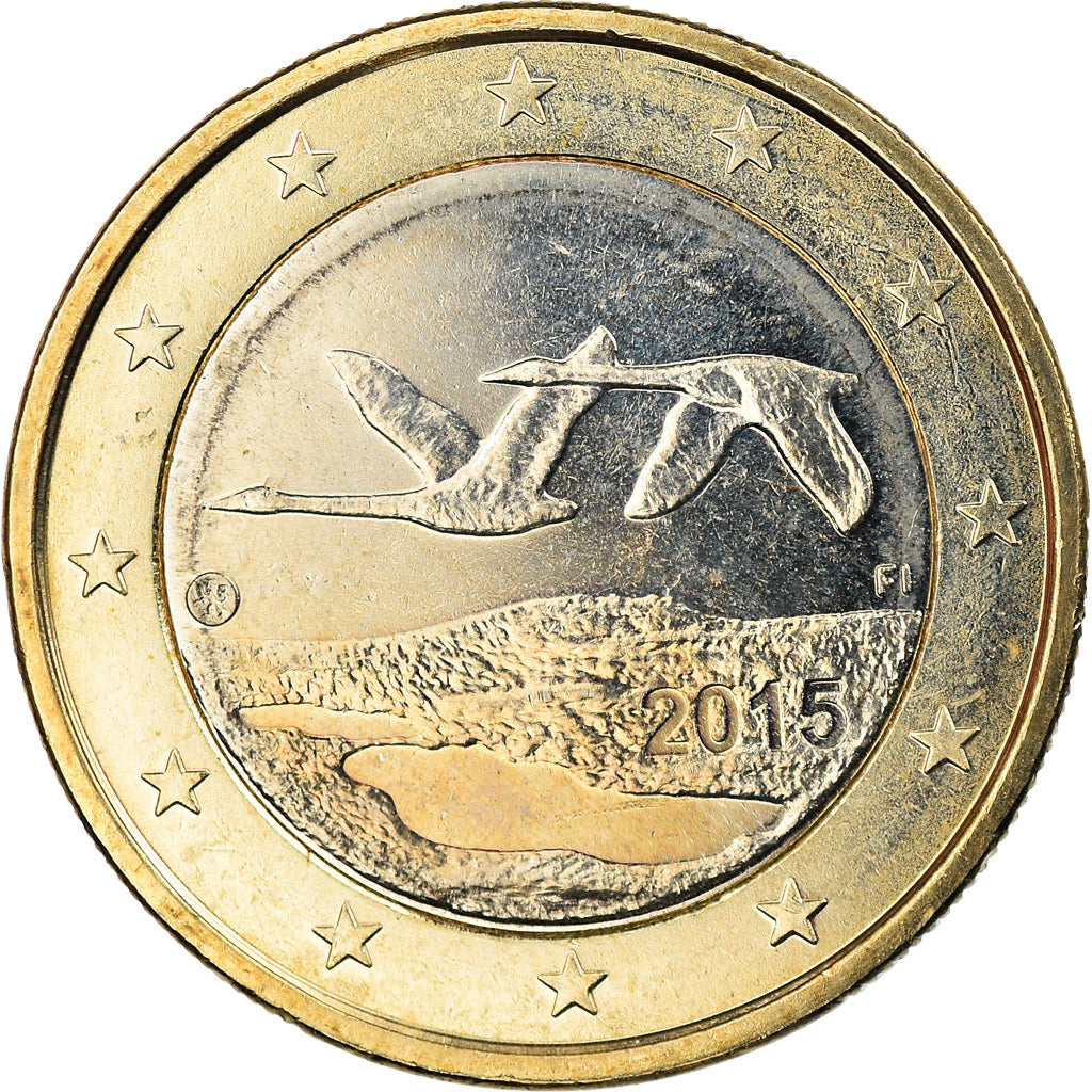 Finlandia, Euro, 2015, SC, Bimetálico, KM:New