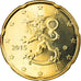 Finland, 20 Euro Cent, 2015, MS(63), Brass, KM:New