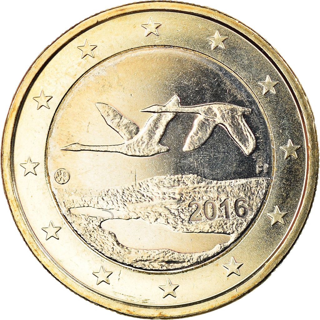 Finlande, Euro, 2016, SUP, Bi-Metallic, KM:New