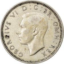 Coin, Great Britain, George VI, Shilling, 1941, EF(40-45), Silver, KM:854