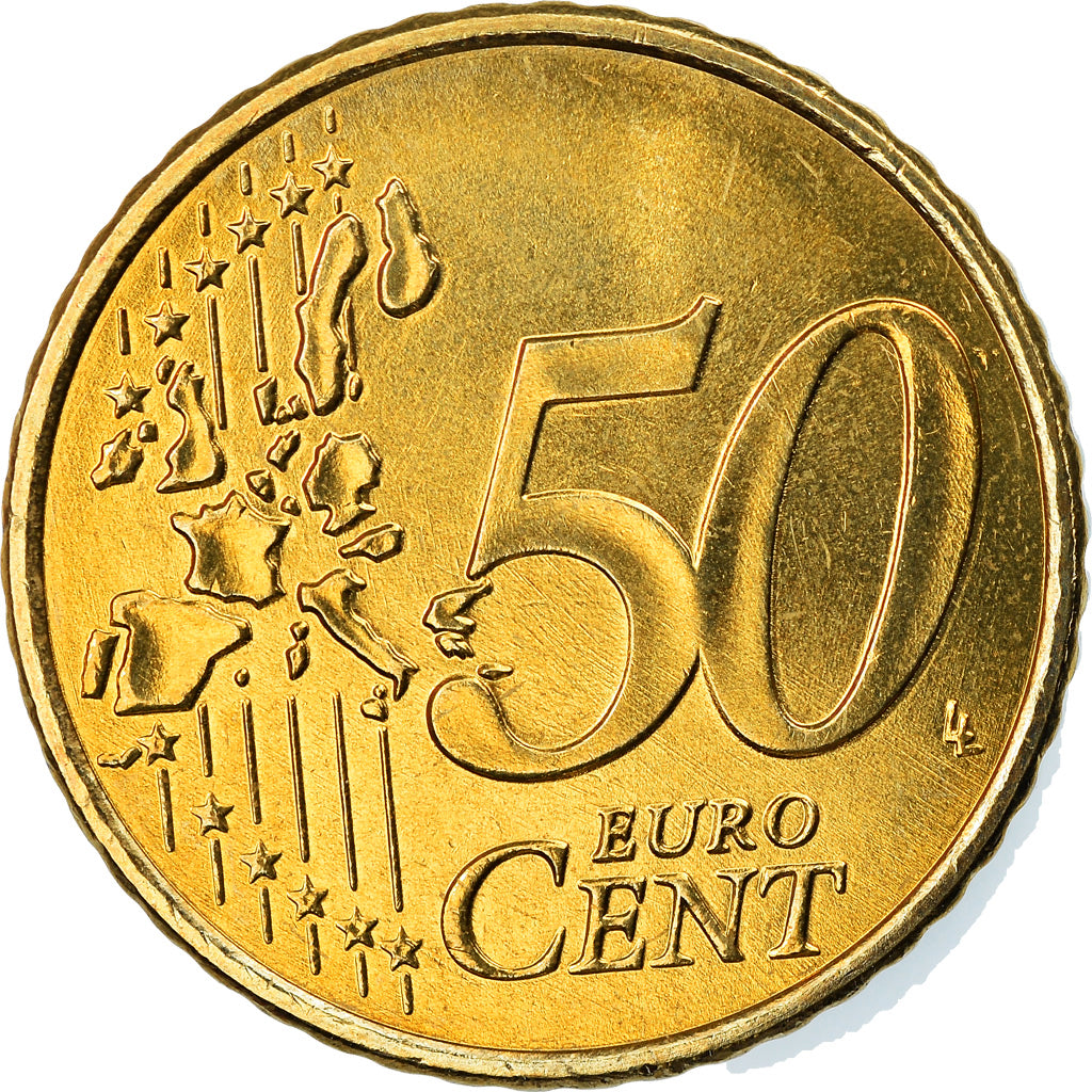 Griechenland, 50 Euro Cent, 2005, Athens, UNZ, Messing, KM:186