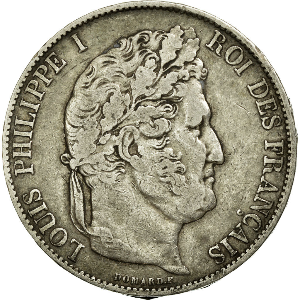 Coin, France, Louis-Philippe, 5 Francs, 1846, Strasbourg, VF(30-35), Silver