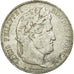 Coin, France, Louis-Philippe, 5 Francs, 1843, Strasbourg, VF(30-35), Silver