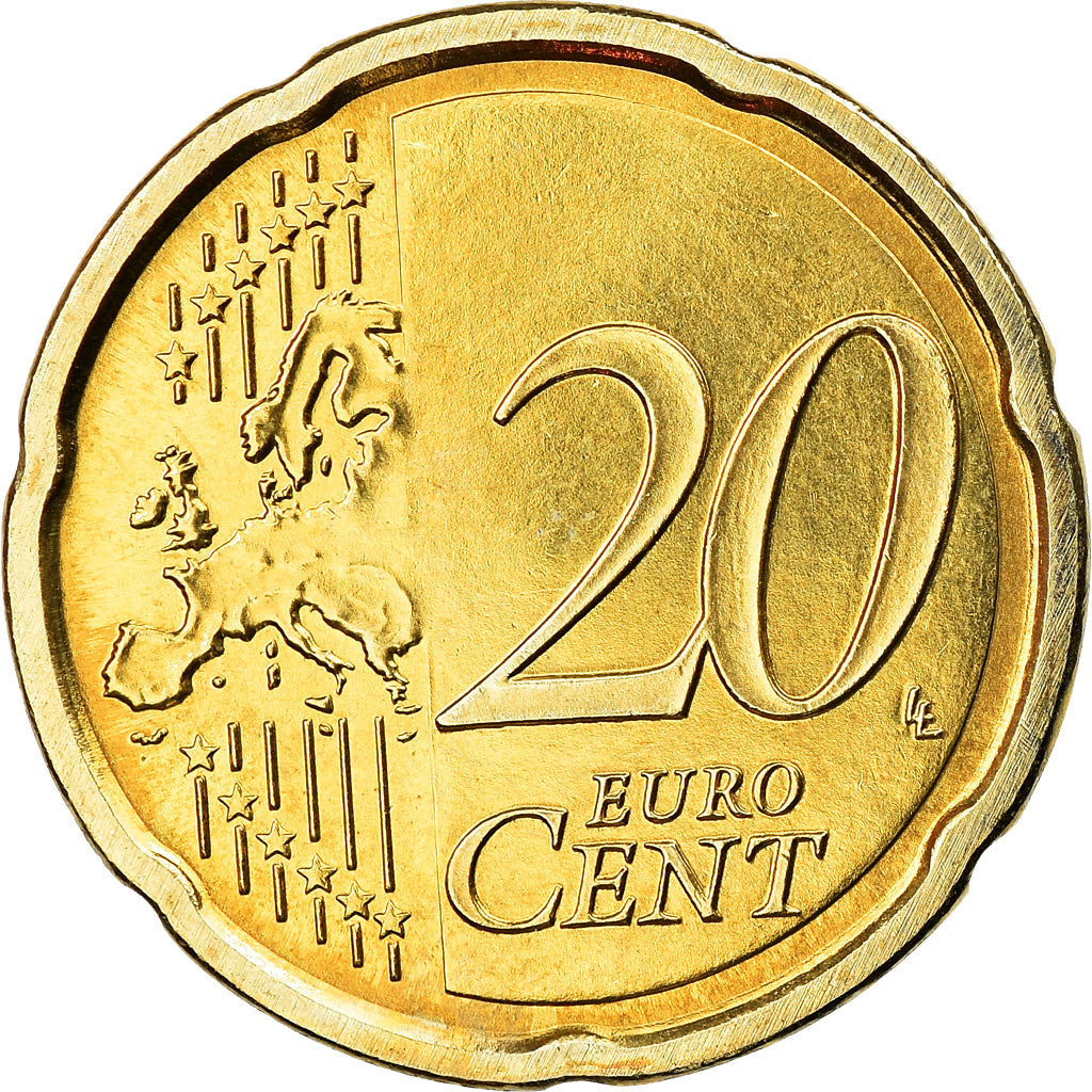 Italia, 20 Euro Cent, 2015, SPL, Ottone, KM:New