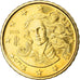 Italy, 10 Euro Cent, 2015, MS(63), Brass, KM:New
