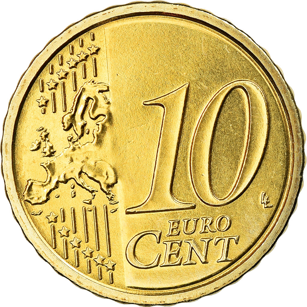 Italia, 10 Euro Cent, 2015, SPL, Ottone, KM:New