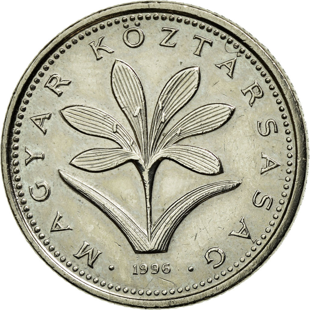 Münze, Ungarn, 2 Forint, 1996, SS, Copper-nickel, KM:693