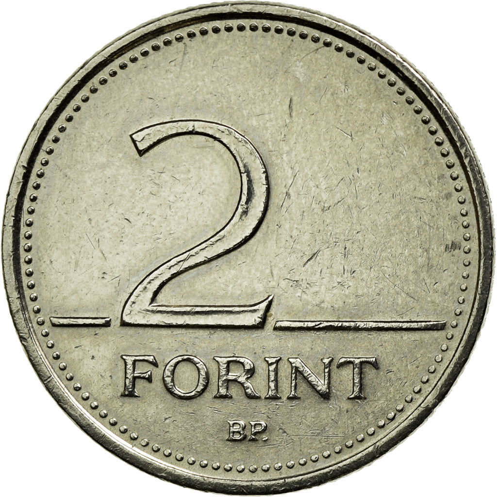 Münze, Ungarn, 2 Forint, 1996, SS, Copper-nickel, KM:693