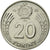 Moneta, Węgry, 20 Forint, 1983, AU(50-53), Miedź-Nikiel, KM:630