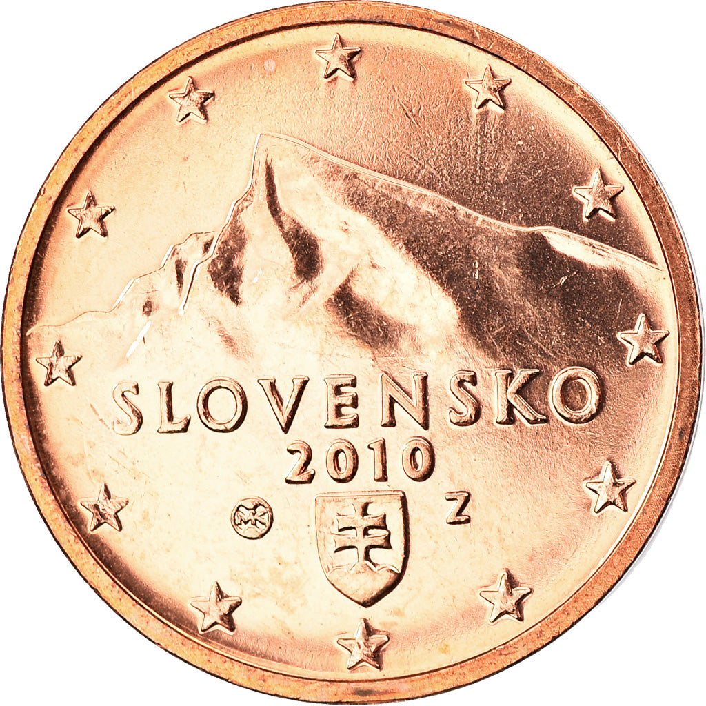 Slovakia, 2 Euro Cent, 2010, Kremnica, MS(63), Copper Plated Steel, KM:96