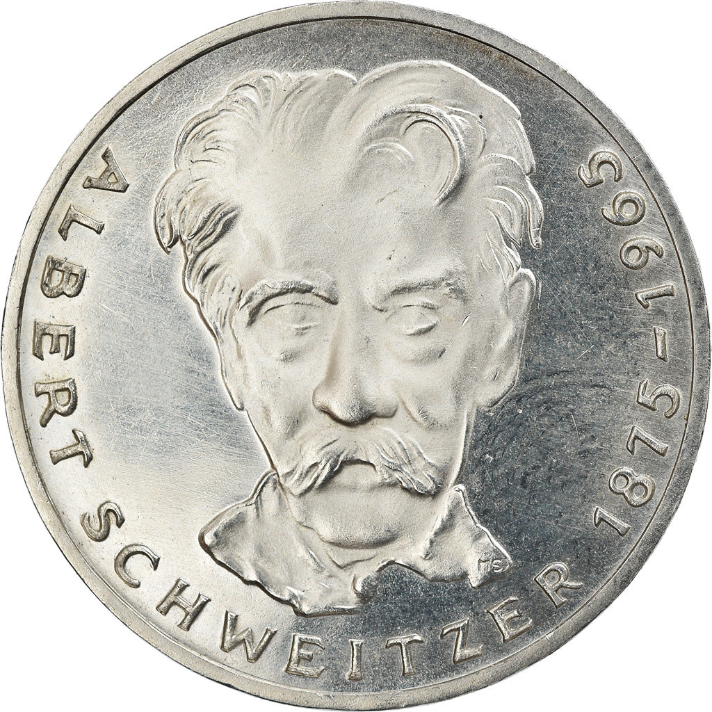 Moeda, ALEMANHA - REPÚBLICA FEDERAL, 5 Mark, 1975, Karlsruhe, Germany, BE