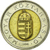 Munten, Hongarije, 100 Forint, 1996, Budapest, ZF+, Bi-Metallic, KM:721
