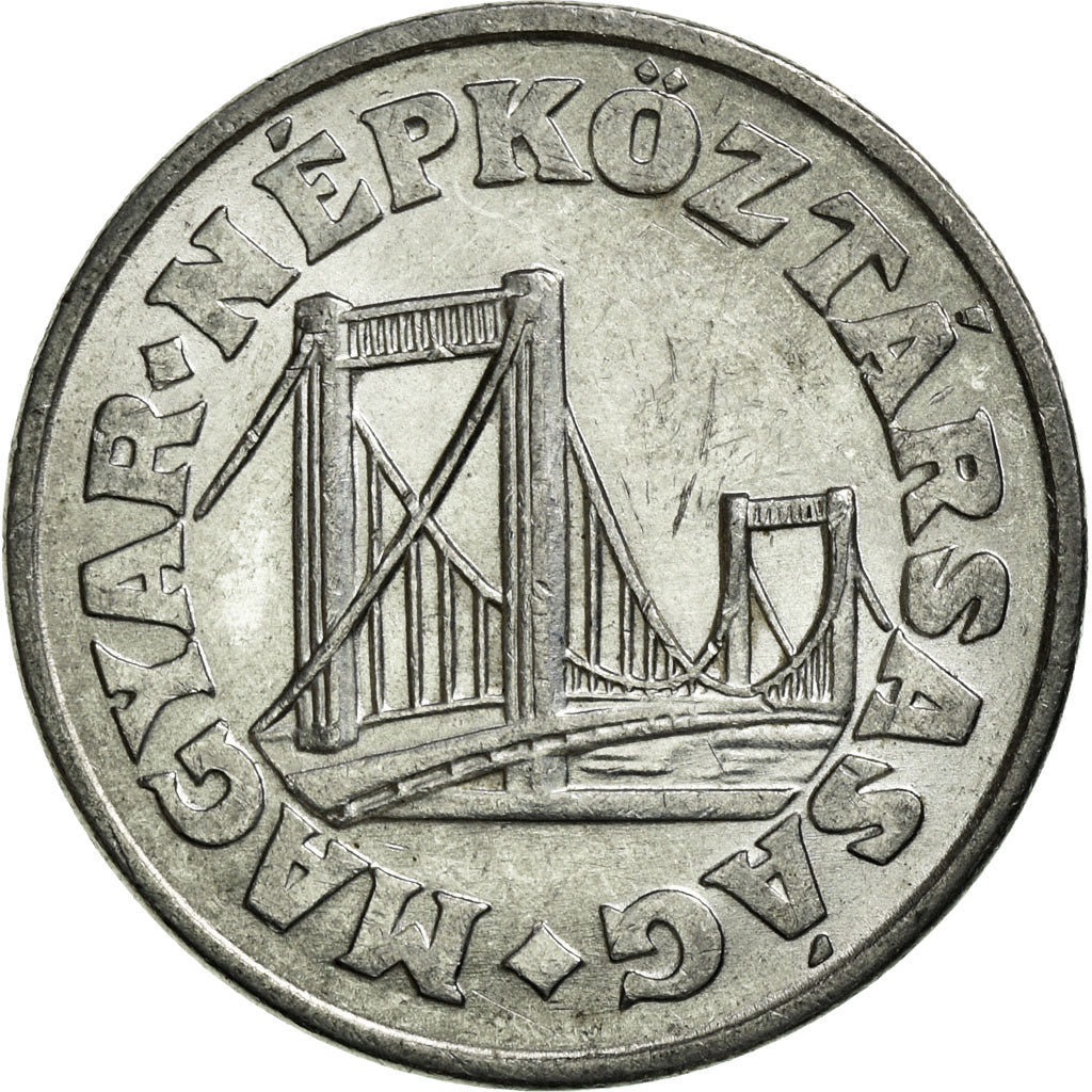 Monnaie, Hongrie, 50 Fillér, 1977, Budapest, TTB, Aluminium, KM:574