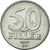 Moneda, Hungría, 50 Fillér, 1977, Budapest, MBC, Aluminio, KM:574