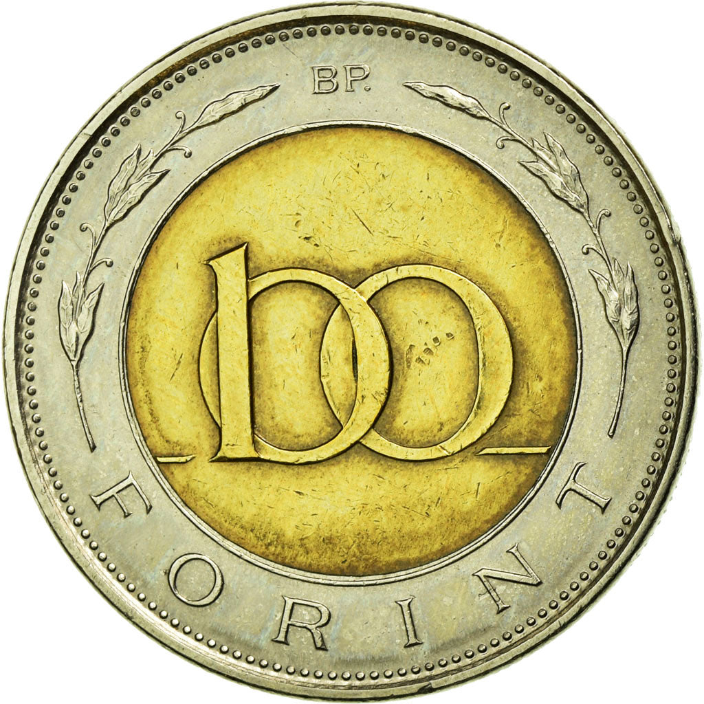 Moneta, Ungheria, 100 Forint, 1997, Budapest, BB+, Bi-metallico, KM:721