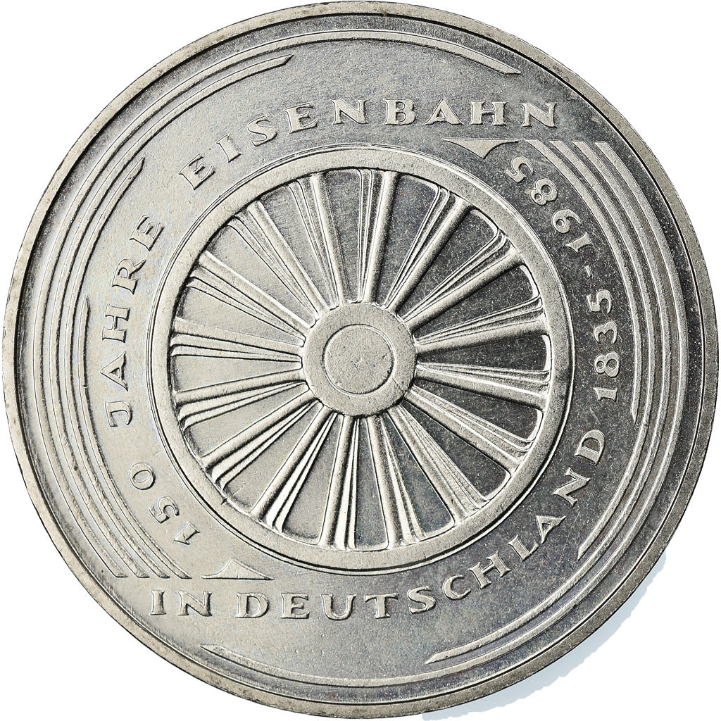 Moneta, GERMANIA - REPUBBLICA FEDERALE, 5 Mark, 1985, Karlsruhe, Germany, SPL