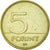 Moneda, Hungría, 5 Forint, 2000, Budapest, MBC, Níquel - latón, KM:694