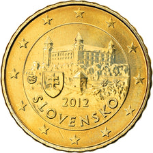 Slovacchia, 10 Euro Cent, 2012, Kremnica, BU, FDC, Ottone, KM:98