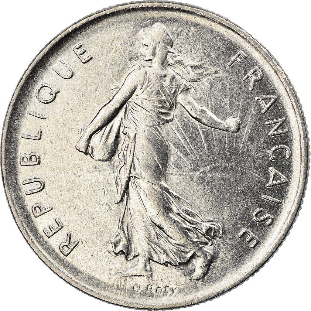 Coin, France, Semeuse, 5 Francs, 1973, Paris, AU(50-53), Nickel Clad