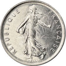 Coin, France, Semeuse, 5 Francs, 1973, Paris, AU(50-53), Nickel Clad
