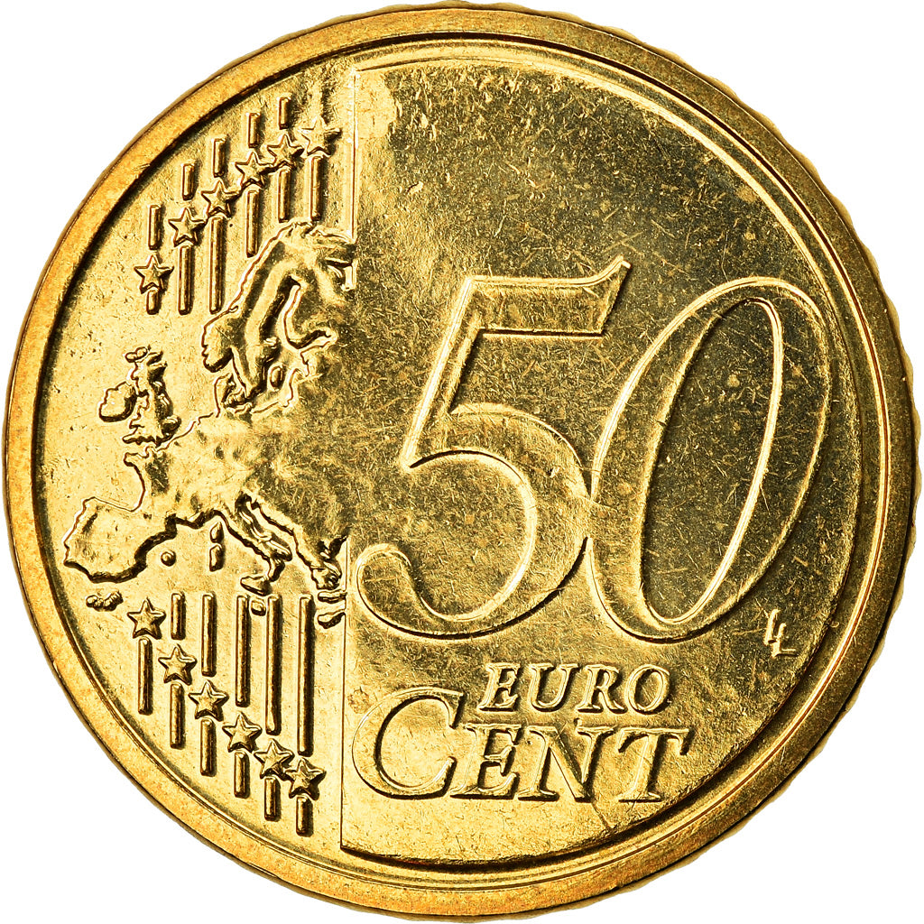 Belgio, 50 Euro Cent, 2007, Brussels, FDC, Ottone, KM:244