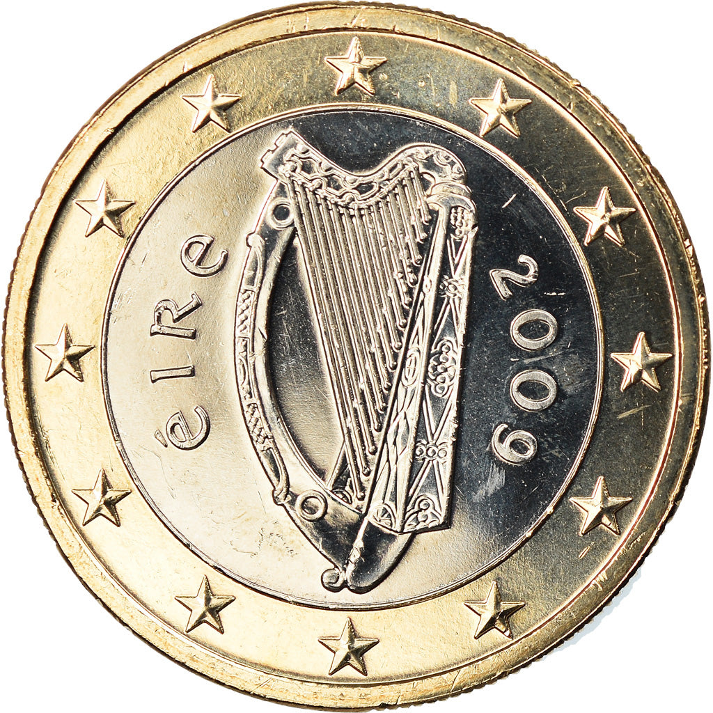 IRELAND REPUBLIC, Euro, 2009, MS(65-70), Bi-Metallic, KM:50